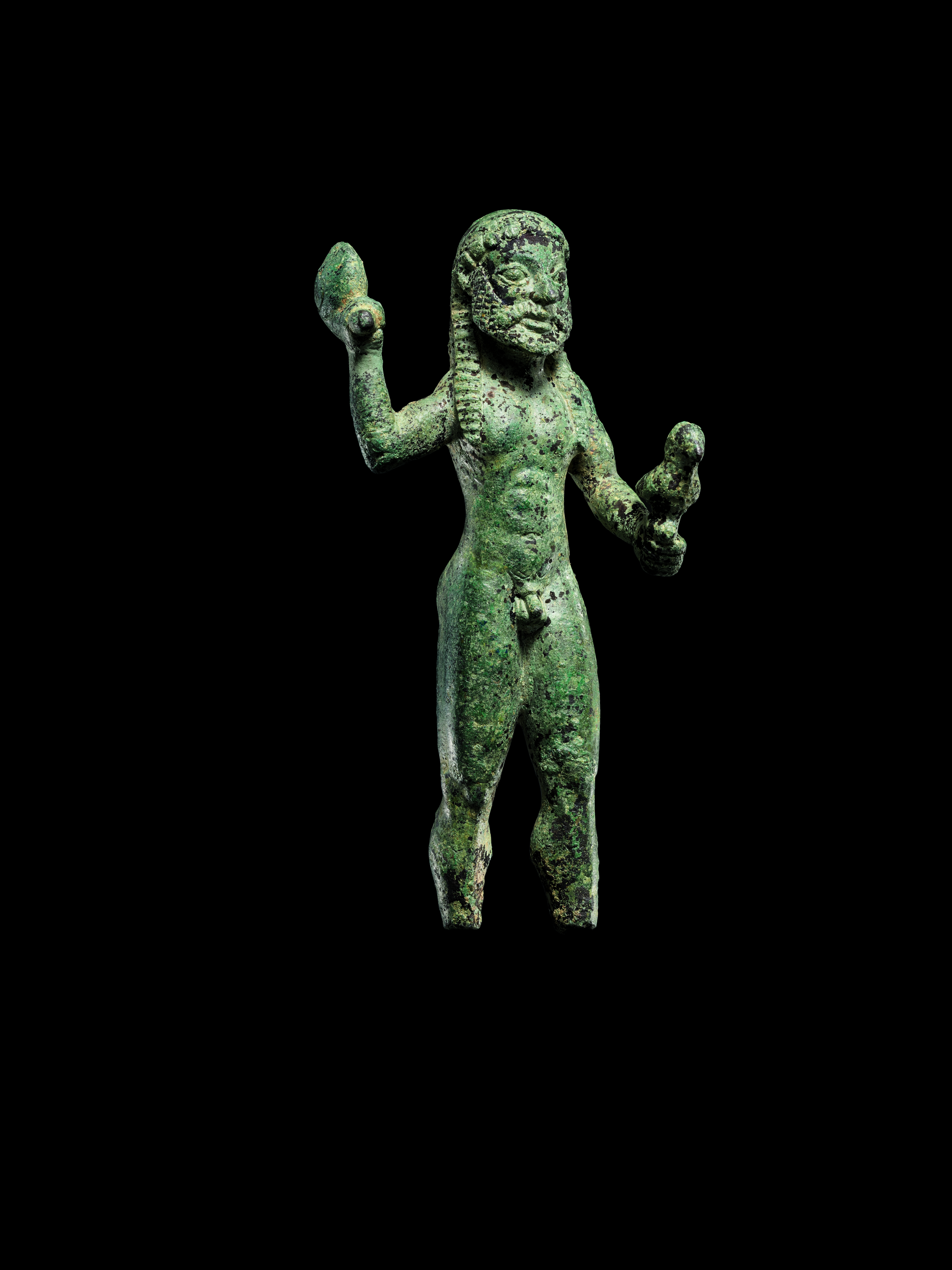 Bronze statuette of Zeus 